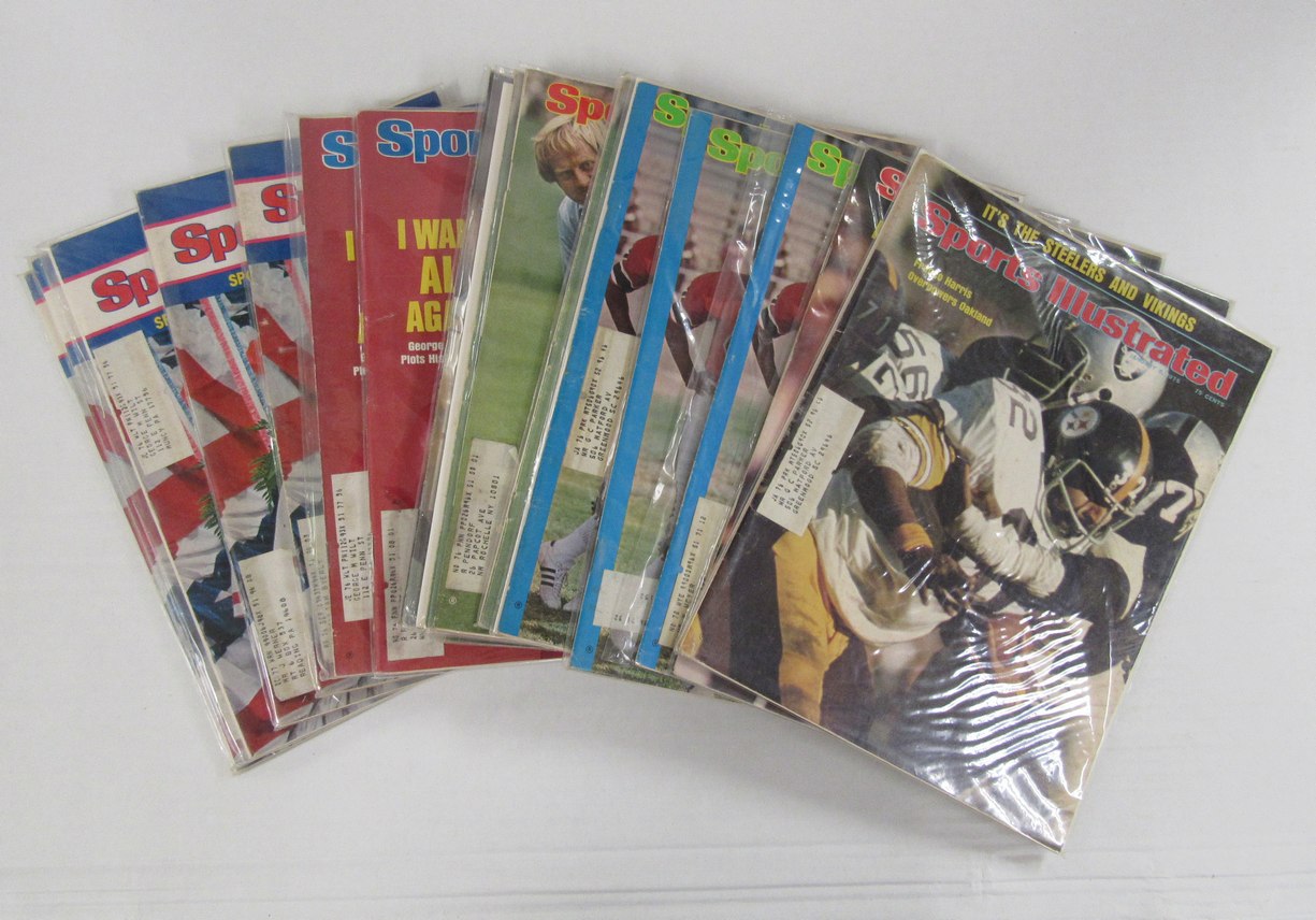 Lot of (22) 1975 Sports Illustrated Magazines Jackson/Rose/Harris Covers 198104