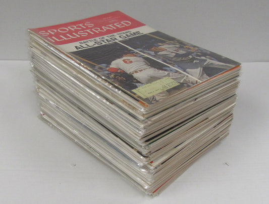 Lot of (45)1957 Sports Illustrated Magazines Hogan/Williams-Musial Covers 198100