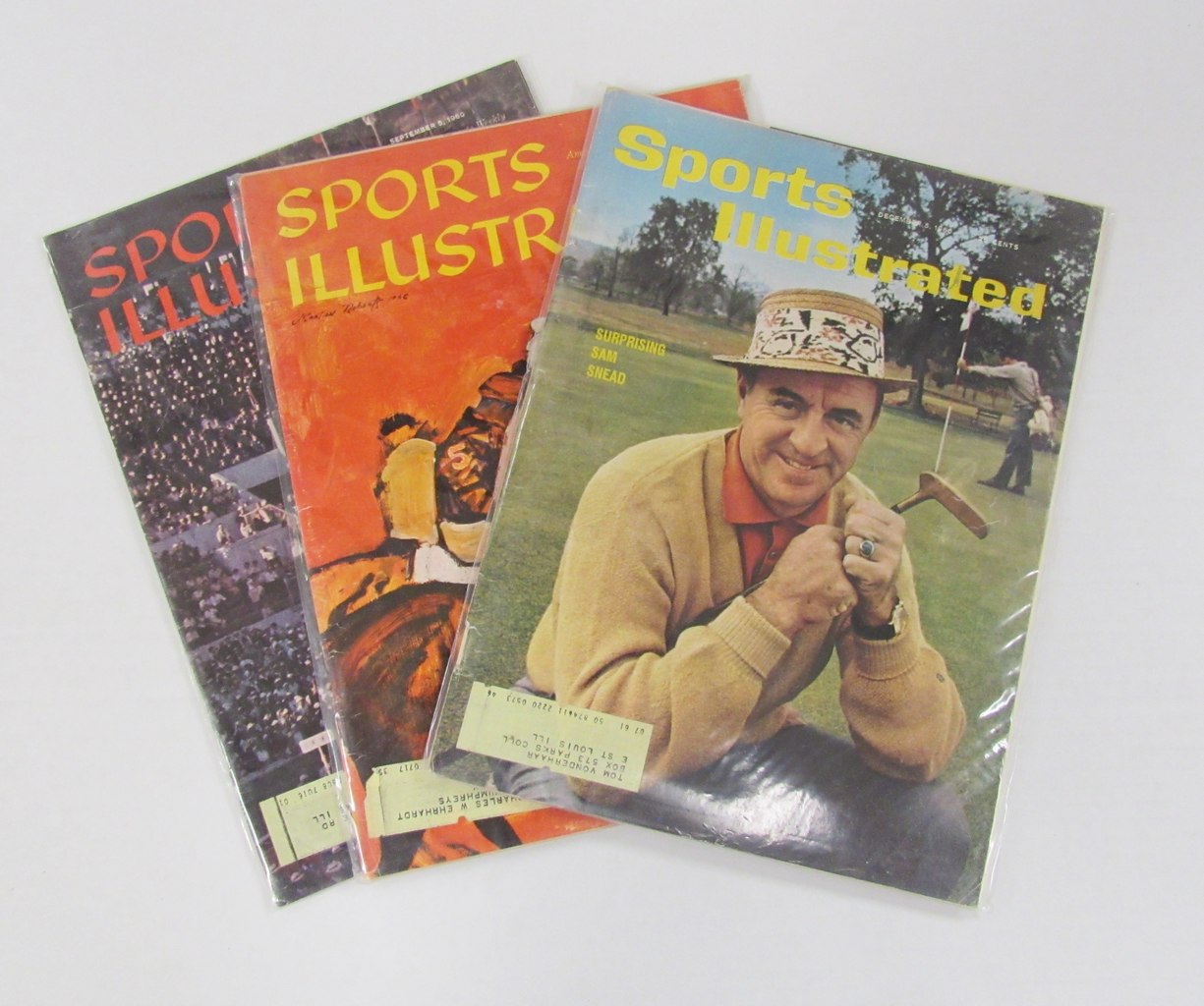 Lot of (10) 1960 Sports Illustrated Magazines Sam Snead/Olympics Covers 198101