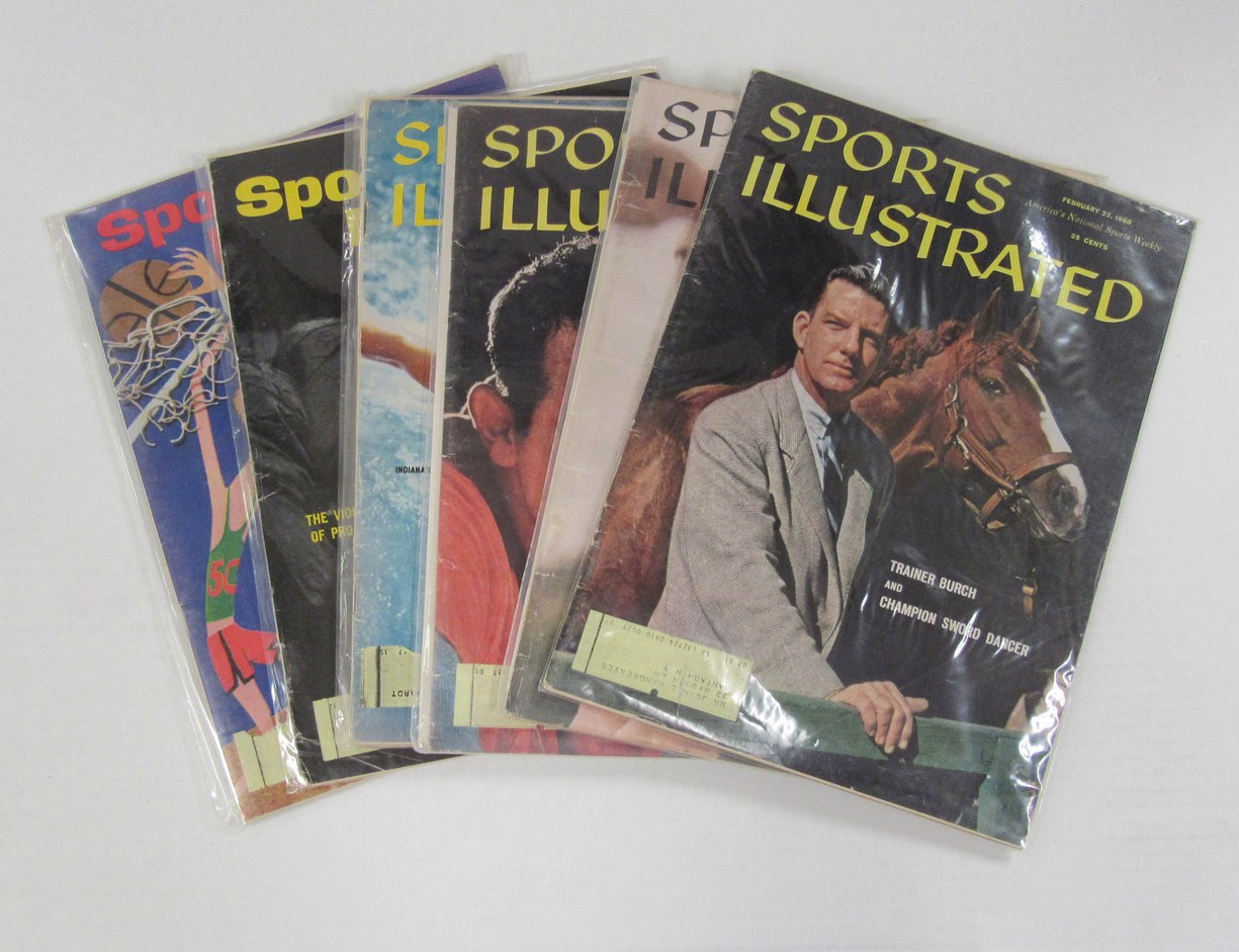 Lot of (10) 1960 Sports Illustrated Magazines Sam Snead/Olympics Covers 198101
