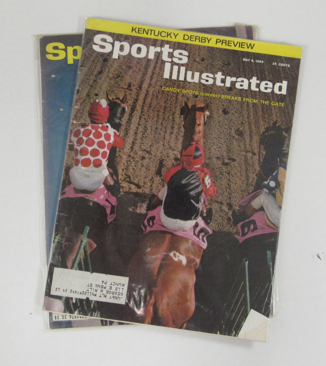 Lot of (8) 1963 Sports Illustrated Magazines Kentucky Derby/Liston Covers 197961