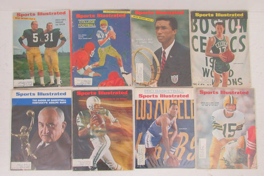 Lot of (54) 1966 Sports Illustrated Magazines Namath/Starr Covers 198622