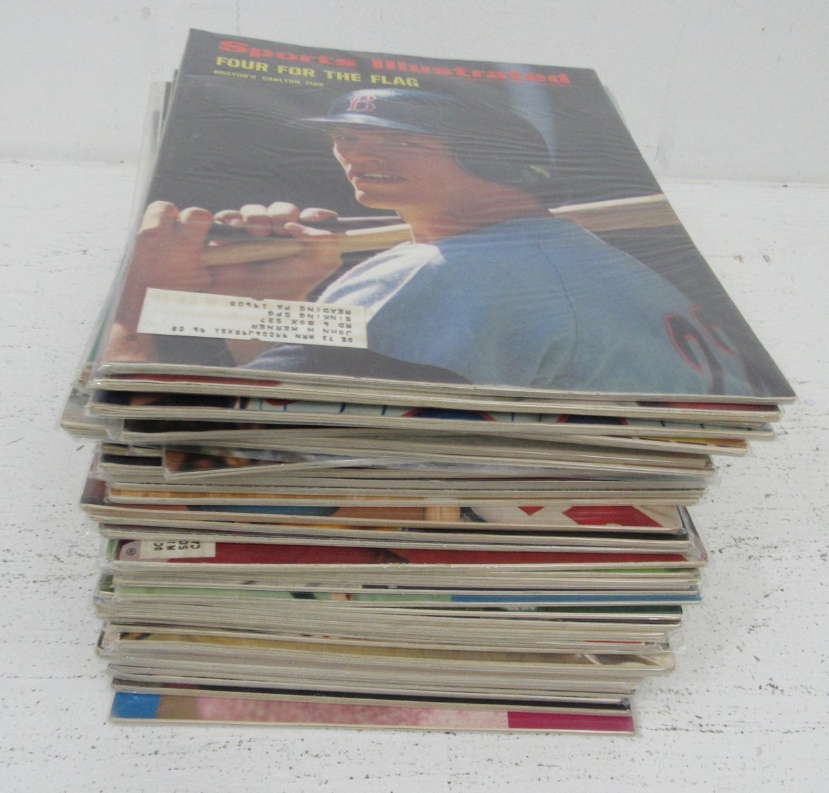 Lot of (44) 1972 Sports Illustrated Magazines Nicklaus/Mays-Mets Covers 198624