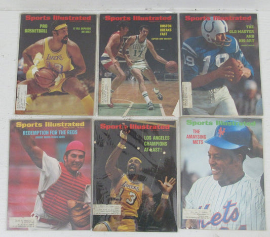 Lot of (67) 1972 Sports Illustrated Magazines Chamberlian/Bench Covers 198625