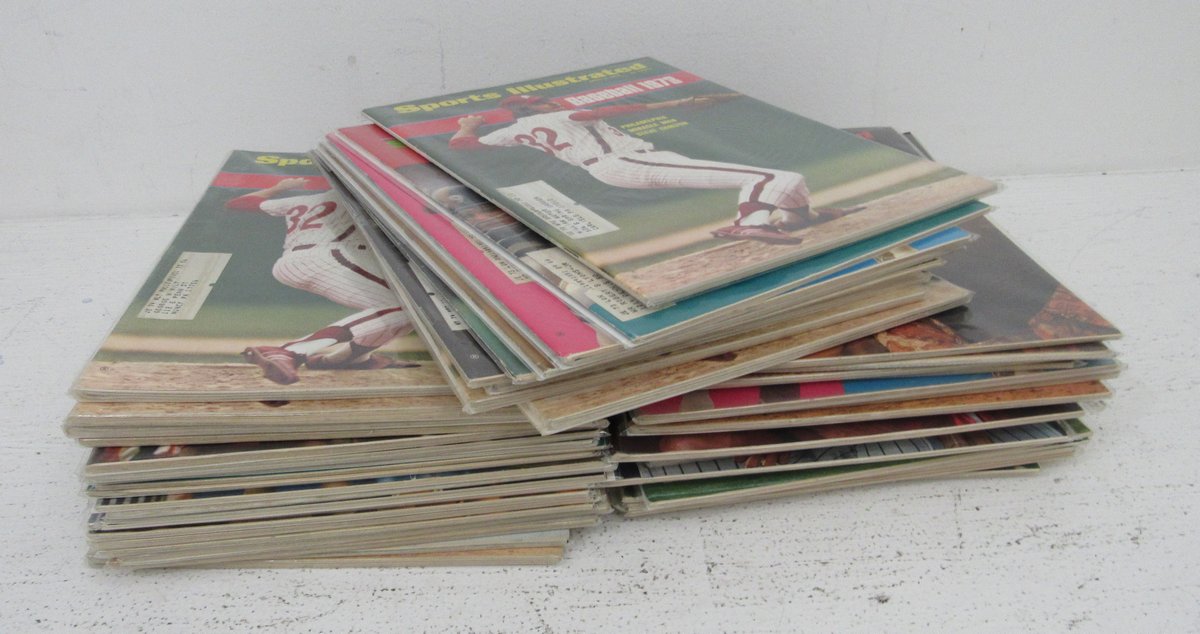 Lot of (51) 1973 Sports Illustrated Magazines Carlton/Frazier Covers 198627