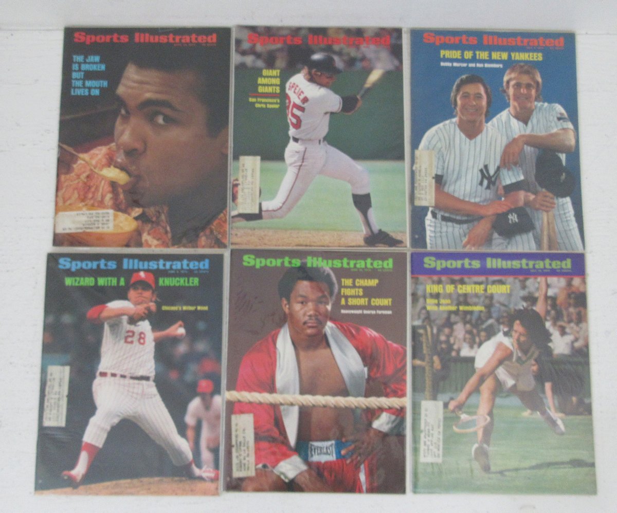 Lot of (51) 1973 Sports Illustrated Magazines Carlton/Frazier Covers 198627