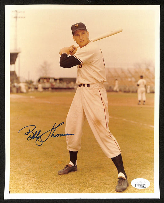 Bobby Thomson New York Mets d.2010  Signed/Autographed 8x10 Photo JSA 197910