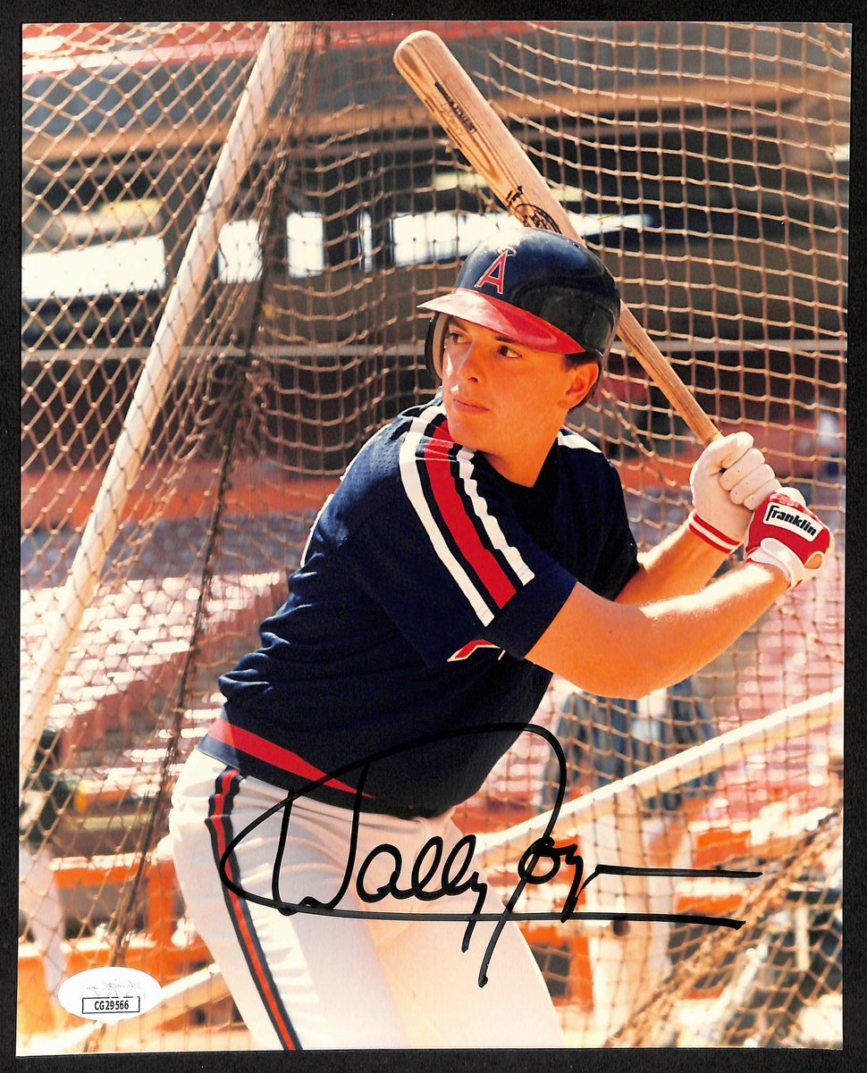 Wally Joyner California Angels Signed/Autographed 8x10 Photo JSA 197916