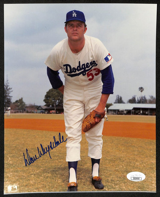 Don Drysdale HOF Los Angeles Dodgers Signed/Autographed  8x10 Photo JSA 197929