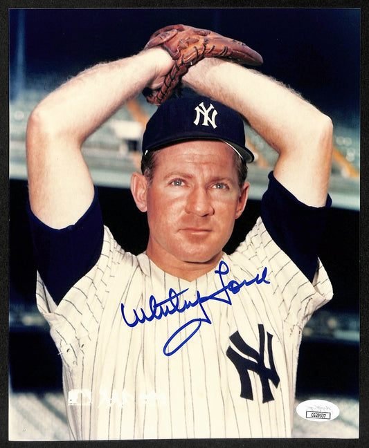 Whitey Ford HOF New York Yankees Signed/Autographed  8x10 Photo JSA 197932