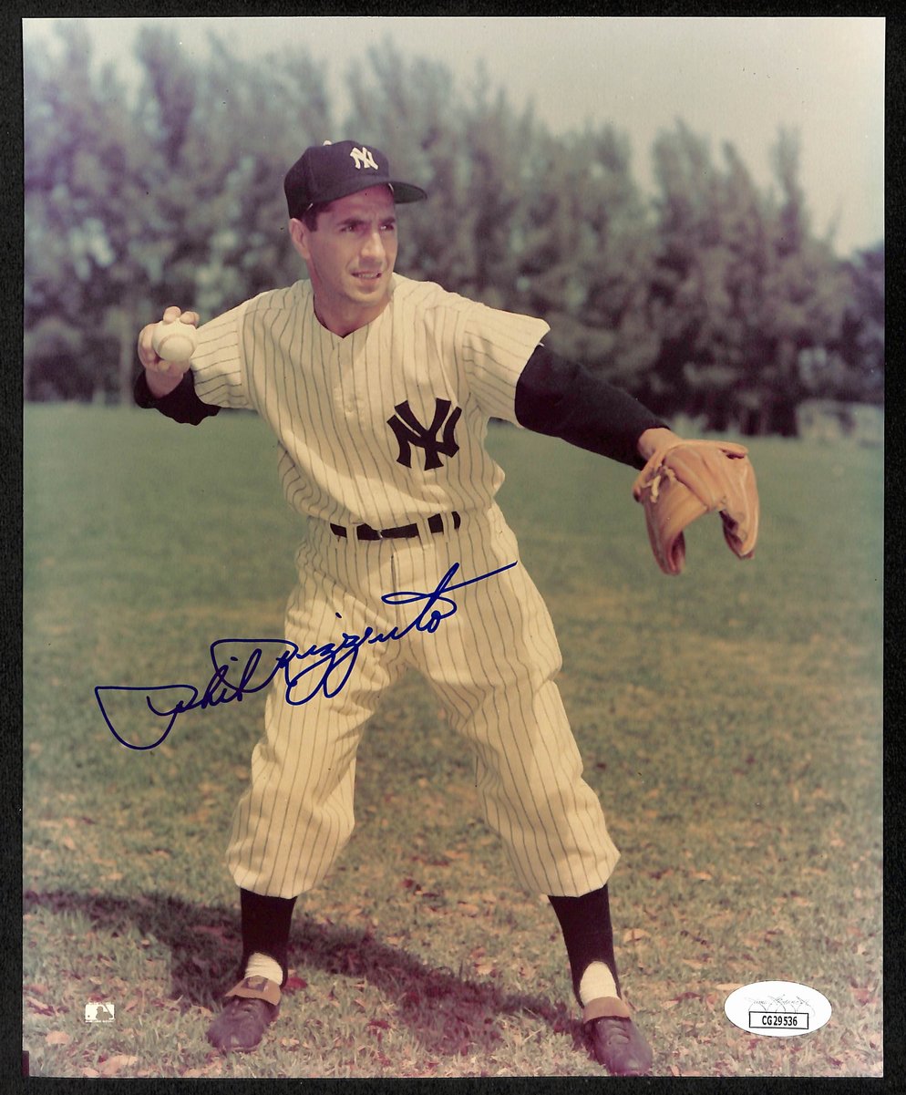 Phil Rizzuto New York Yankees d.2007 Signed/Autographed  8x10 Photo JSA 197933
