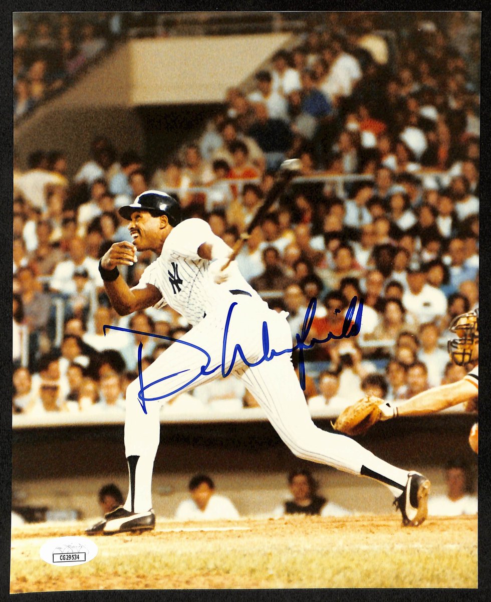 Dave Winfield HOF New York Yankees Signed/Autographed  8x10 Photo JSA 197935