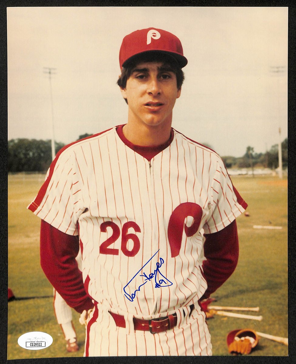 Von Hayes Philadelphia Phillies Signed/Autographed 8x10 Photo JSA 197947