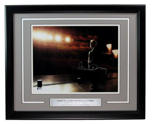 Jose Placido Opera Singer Autographed 11x14 Photo Framed Beckett 188622