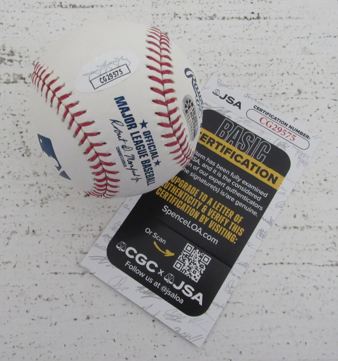 Grant Jackson Signed/Inscribed OML Baseball Pittsburgh Pirates JSA 198635