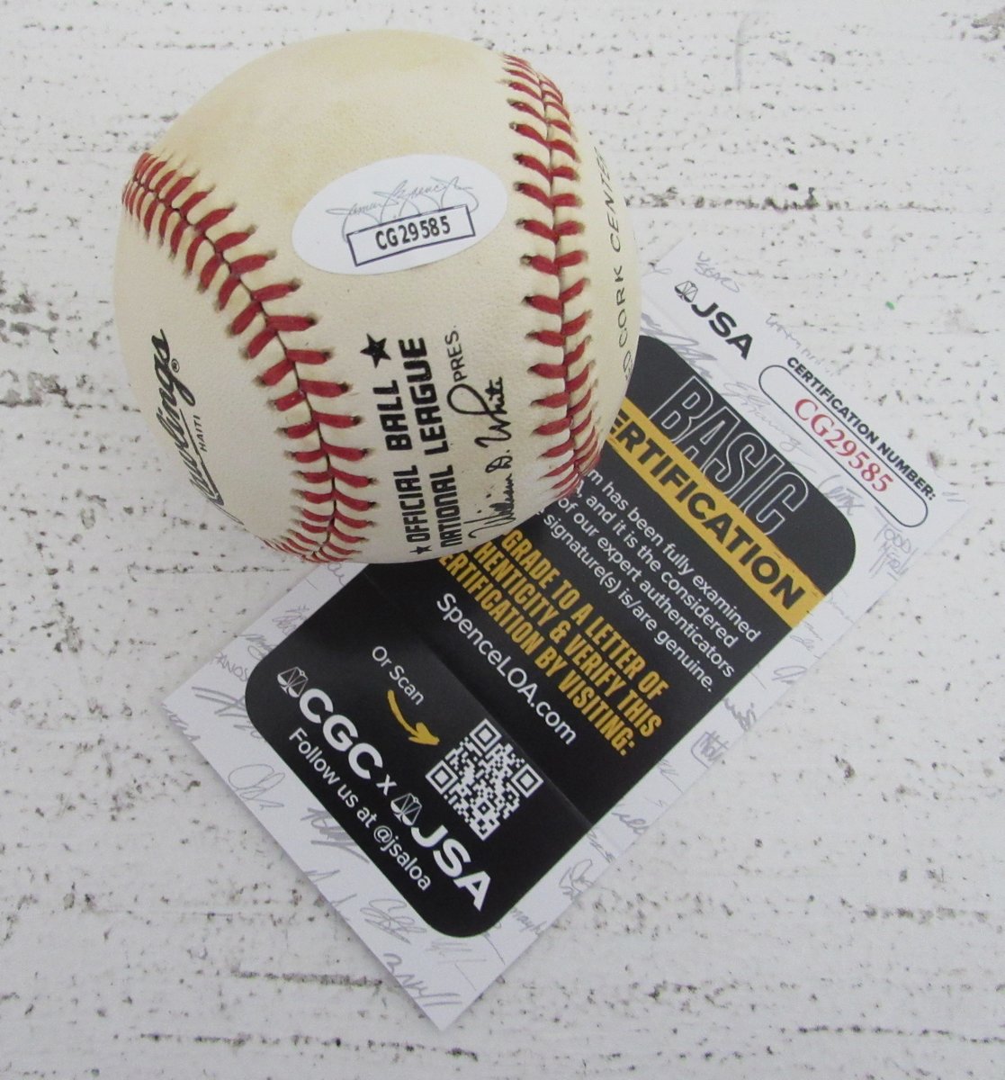 Kent Tekulve Signed/Autographed ONL Baseball Pittsburgh Pirates JSA 198638