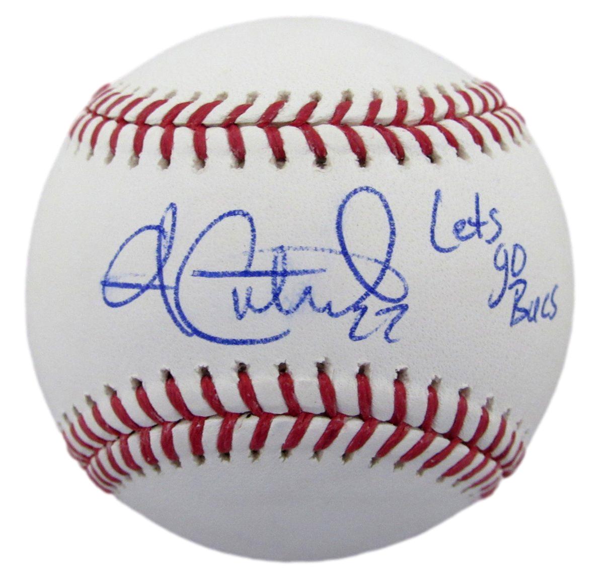 Andrew McCutchen Signed/Inscribed OML Baseball Pittsburgh Pirates JSA 198640