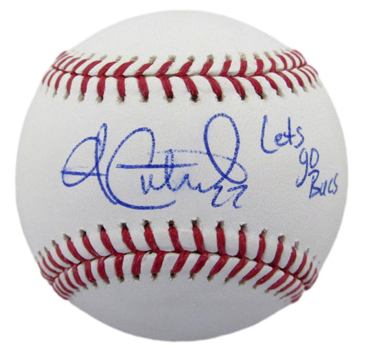 Andrew McCutchen Signed/Inscribed OML Baseball Pittsburgh Pirates JSA 198640