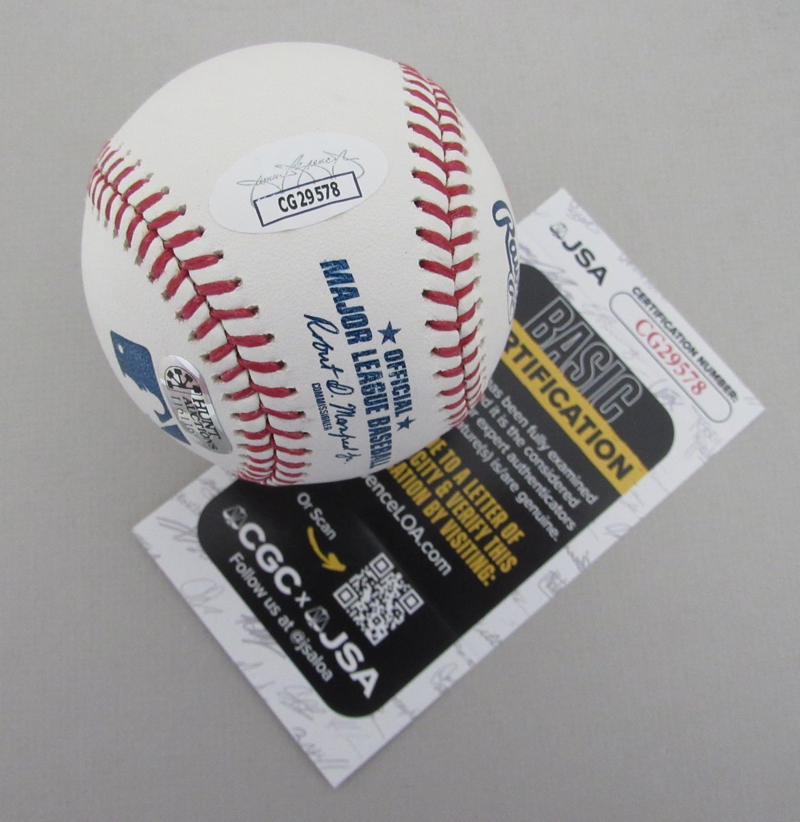 Andrew McCutchen Signed/Inscribed OML Baseball Pittsburgh Pirates JSA 198640