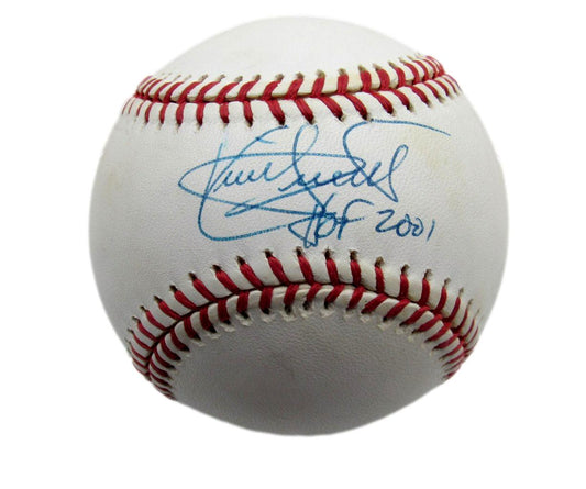 Kirby Puckett HOF Signed/Inscr OAL Baseball Minnesota Twins PSA/DNA 198108