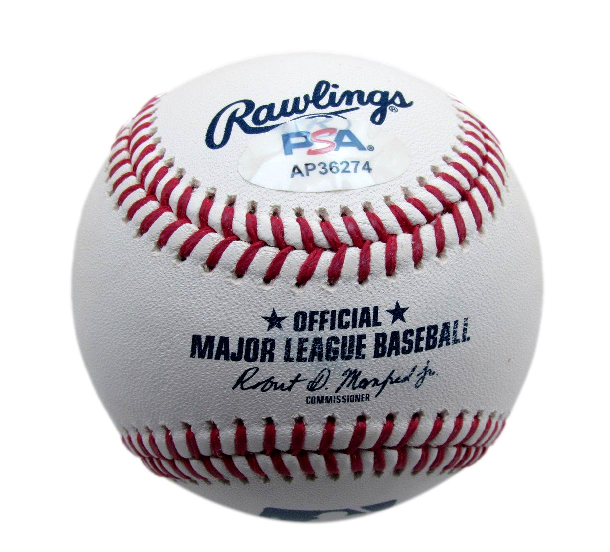 Matt Chapman Signed/Auto OML Baseball San Francisco Giants PSA/DNA 198112