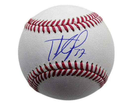 Teoscar Hernandez Signed/Auto OML Baseball Los Angeles Dodgers PSA/DNA 198114