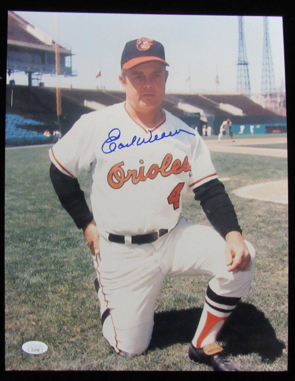 Earl Weaver HOF Signed/Autographed 11x14 photo Baltimore Orioles JSA 197554