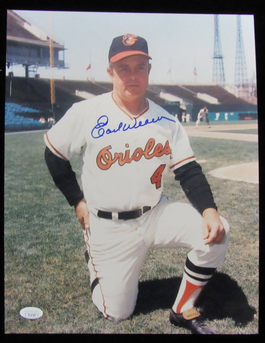 Earl Weaver HOF Signed/Autographed 11x14 photo Baltimore Orioles JSA 197554