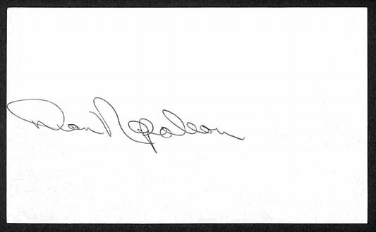 Dan Napole0n New York Mets d.2003 Signed/Autographed 3x5 Index Card 197622