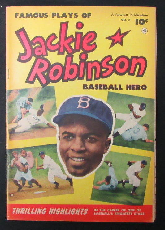 Jackie Robinson 1950 Fawcett Comic Book No. 6  198141