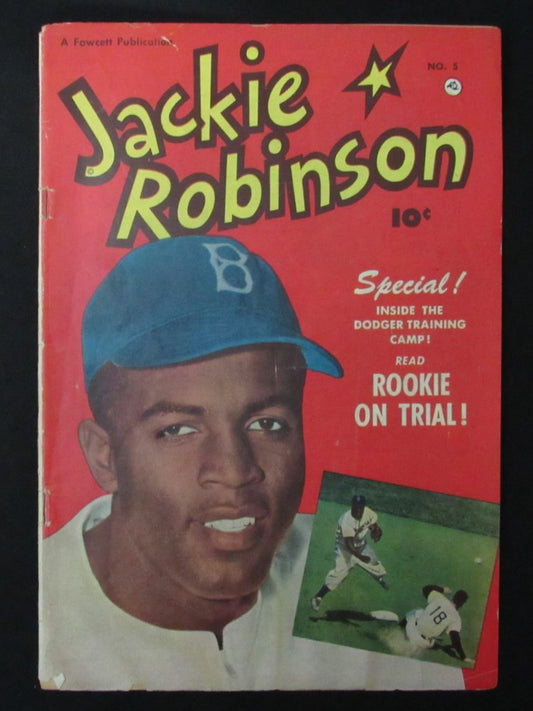 Jackie Robinson 1950 Fawcett Comic Book No. 5  198142
