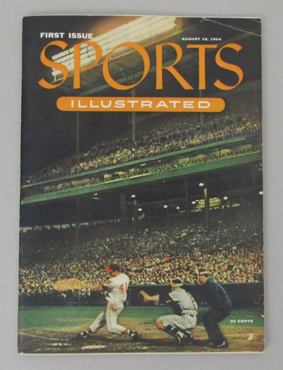 August 16, 1954 Sports Illustrated First Issue Magazine No Cards Inside 198641