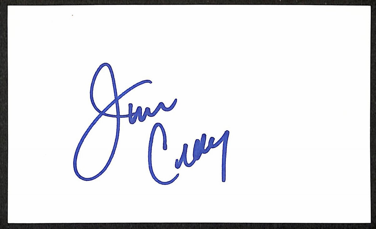 Jim Craig 1980 US Hockey Miracle on Ice Signed/Autographed 3x5 Index Card 197714