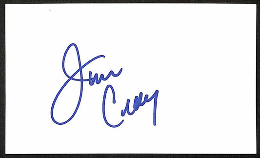 Jim Craig 1980 US Hockey Miracle on Ice Signed/Autographed 3x5 Index Card 197714