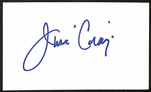 Jim Craig 1980 US Hockey Miracle on Ice Signed/Autographed 3x5 Index Card 197715