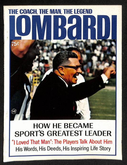 1970 Lombardi- The Coach, The Man, The Legend Magazine Green Bay Packers 198191