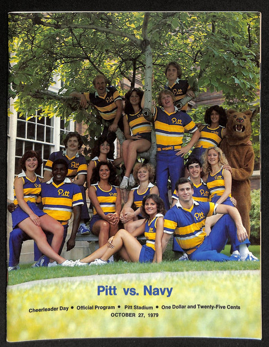 1979 Pitt vs Navy College Football Game Program Dan Marino 198204