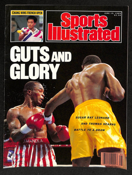 1989 Sugar Ray Leonard/Hearns Sports Illustrated NO LABEL Newsstand 198211