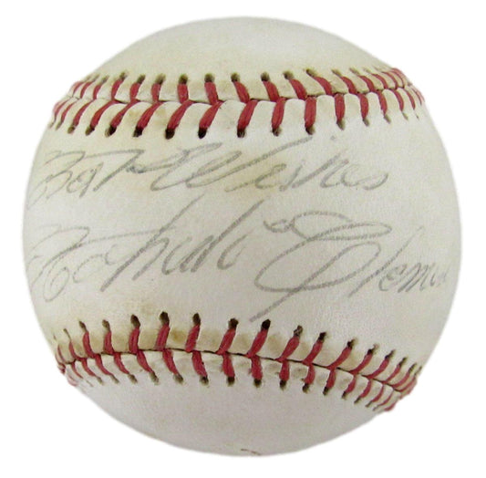 Mickey Mantle/Roger Maris NY Yankees Dual-Signed/Auto OAL Baseball JSA 198669