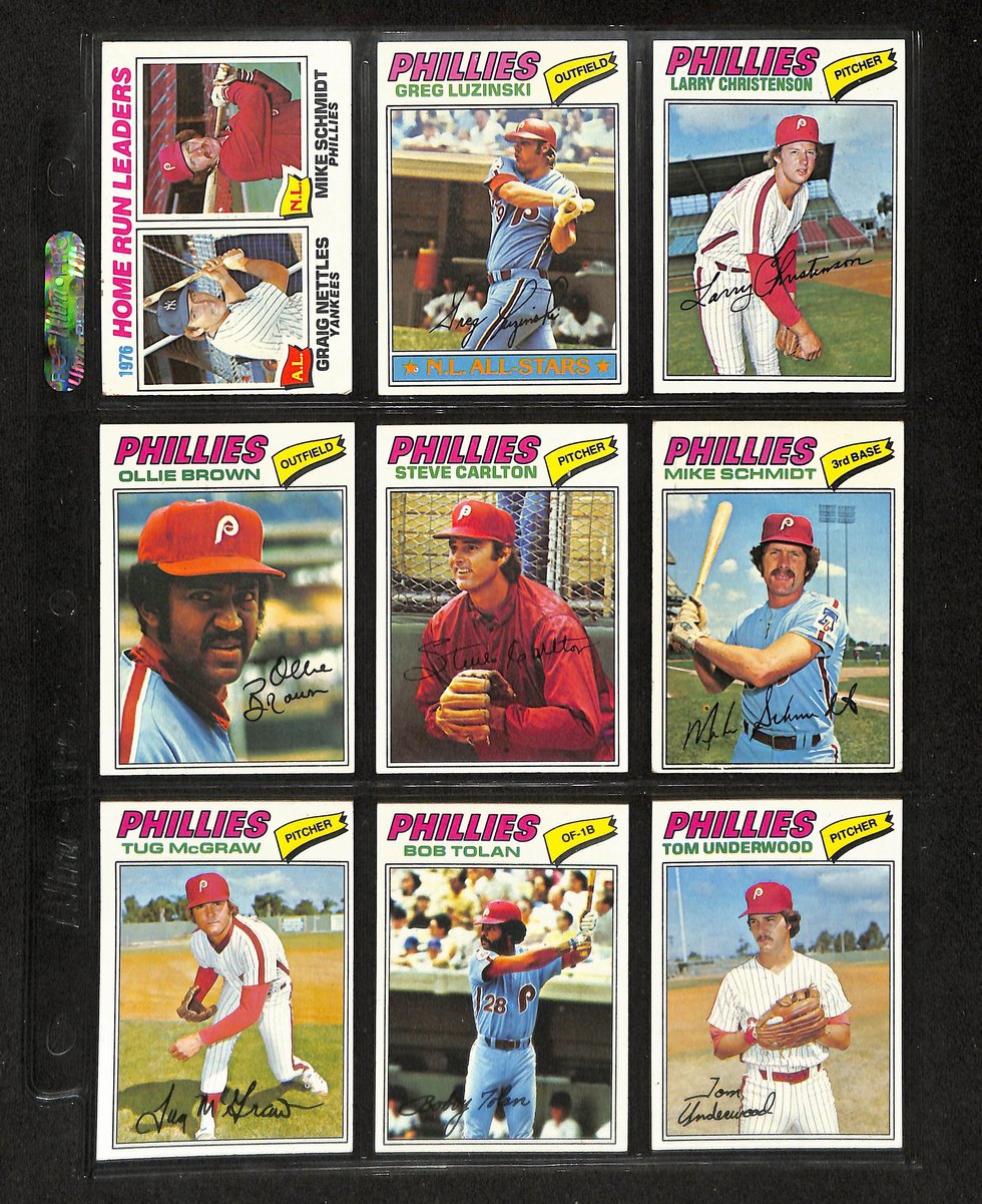 1977 Topps Baseball Card Phillies Team Set (26 cards) 197731