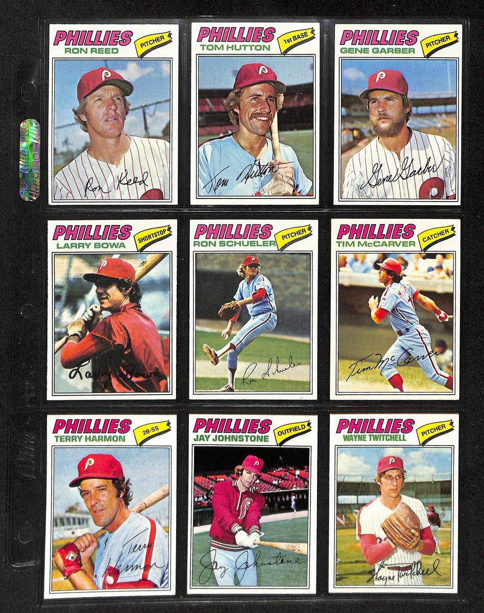 1977 Topps Baseball Card Phillies Team Set (26 cards) 197731