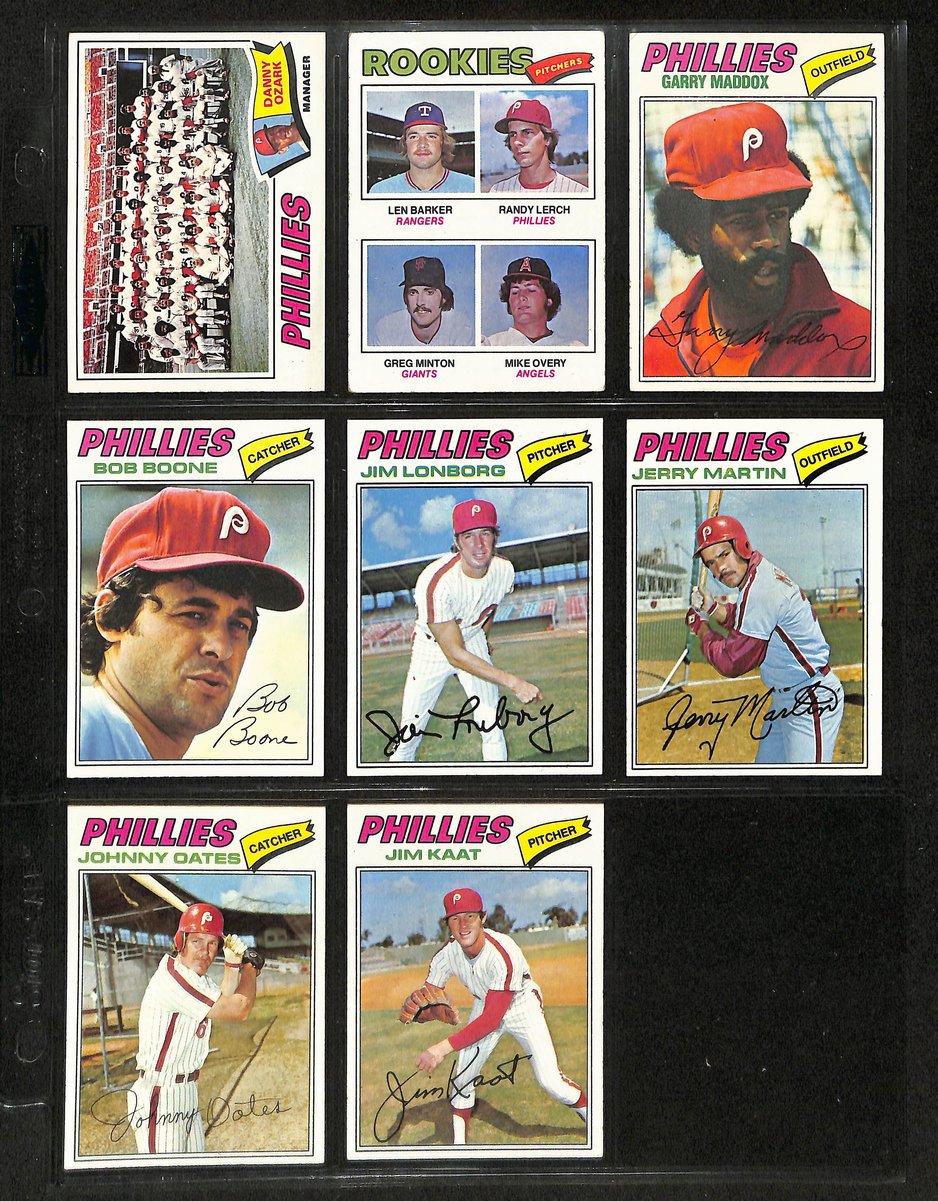 1977 Topps Baseball Card Phillies Team Set (26 cards) 197731