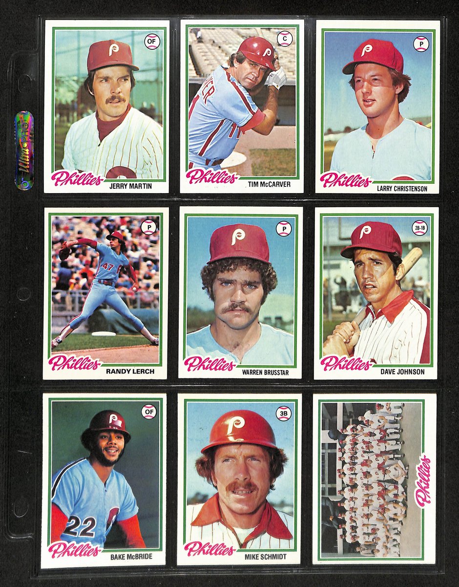 Lot of (37) 1978 Misc Phillies Baseball Cards TOPPS/SSPC/Kelloggs/Hostess 197732