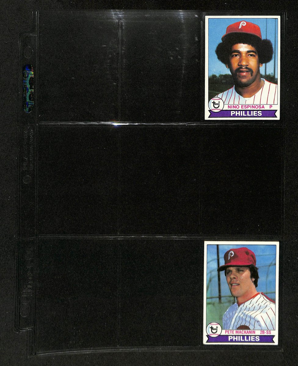 Lot of (36) 1979 Miscellaneous Phillies Baseball Cards TOPPS/Burger King 197733