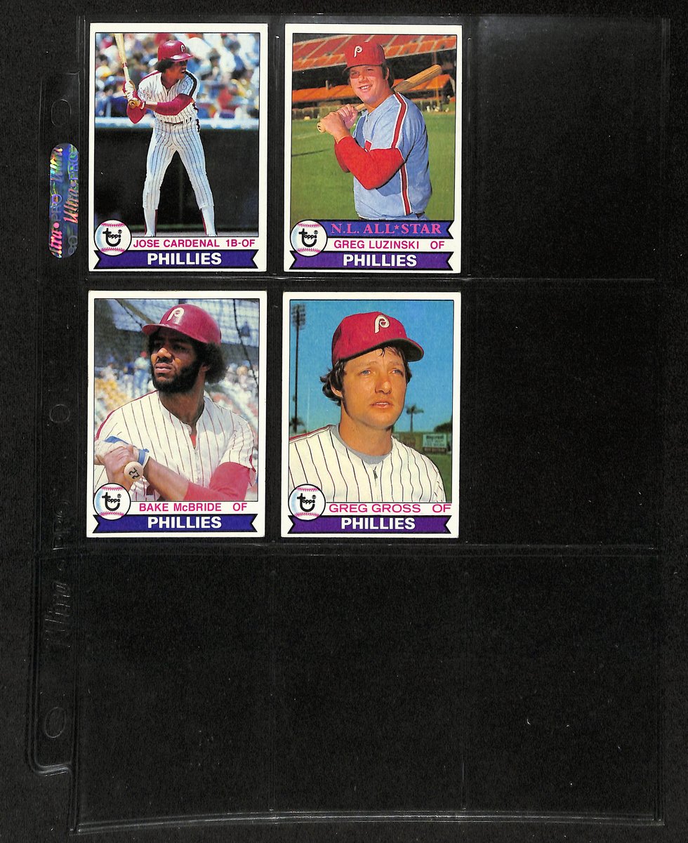 Lot of (36) 1979 Miscellaneous Phillies Baseball Cards TOPPS/Burger King 197733