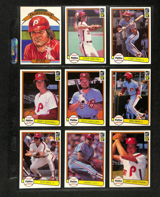 Lot of (53) 1982 Miscellaneous Phillies Baseball Cards Donruss/Fleer 197737