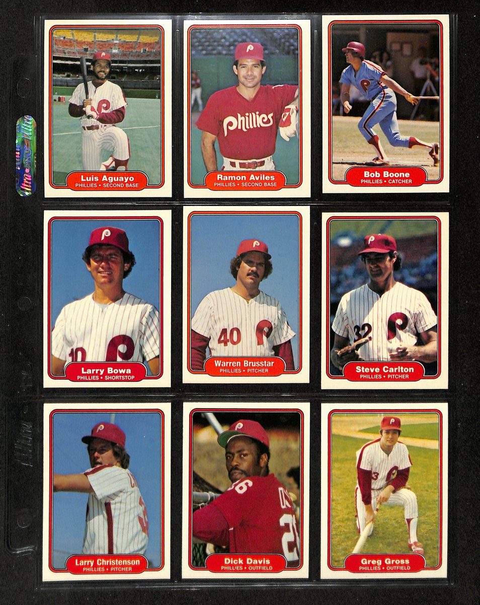 Lot of (53) 1982 Miscellaneous Phillies Baseball Cards Donruss/Fleer 197737