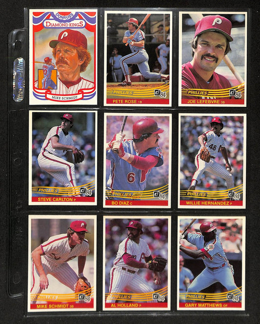Lot of (25) 1984 Miscellaneous Phillies Baseball Cards Donruss 197741