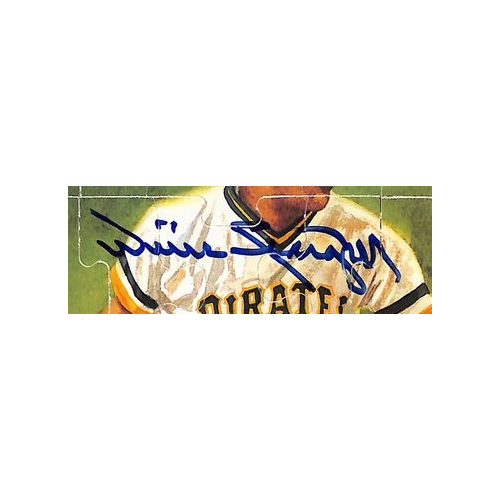 Willie Stargell HOF Signed/Auto 8x11 1990 Leaf Perez-Steel Photo Puzzle 198392