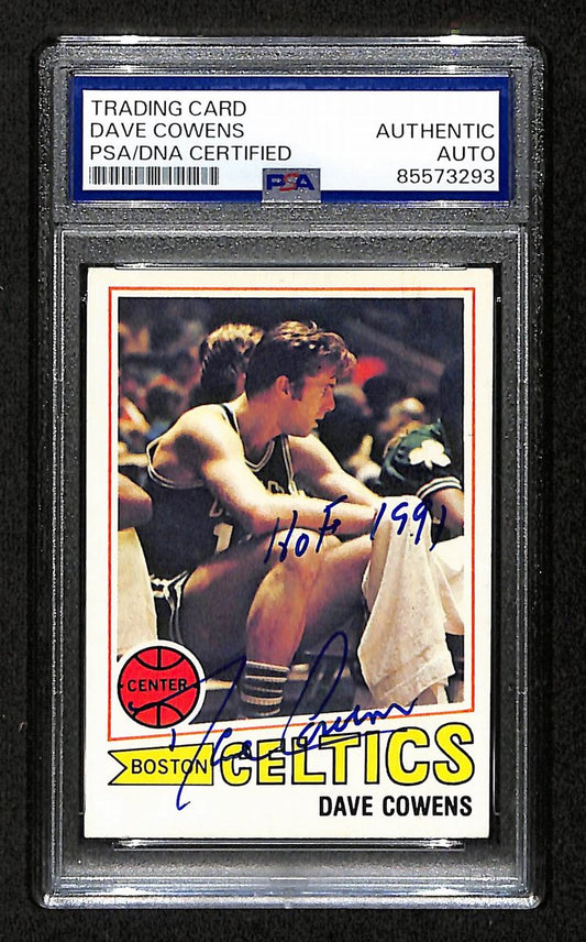 Dave Cowens HOF Signed/Inscribed On Card 1977 TOPPS Card #90 PSA/DNA 198741